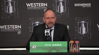 Pete DeBoer on his "special group" after Game 6 loss / 2.06.2024