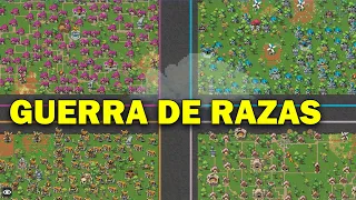 GUERRA de RAZAS con la NUEVA ACTUALIZACIÓN - Worldbox