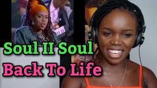 African Girl First Time Hearing Soul II Soul - Back To Life (However Do You Want Me)