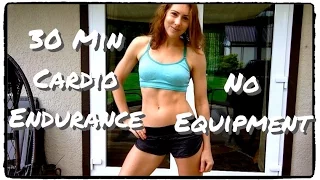 30 Min Total Body Cardio | Burns 400 Calories | No equipment