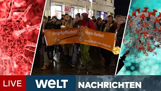 COVID-19-ZAHLEN sinken - CORONA-PROTESTE steigen - EXPERTEN beraten | WELT Newsstream