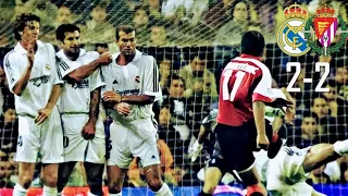 Así jugó Cuauhtémoc Blanco vs Real Madrid de los galácticos |La Liga 2001/02