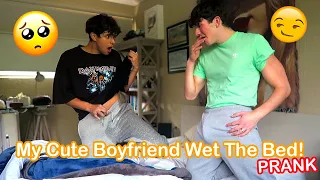 My Cute Boyfriend Wet The Bed Prank! [Gay Couple Dion&Sebb BL]