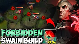 This FORBIDDEN Swain Strategy Tilts the Enemy Team (ADC Rage Quits)