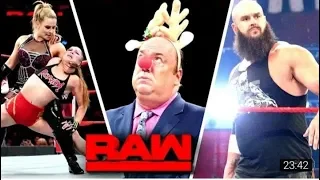 WWE Raw 24th December 2018 Highlights HD   WWE Raw 12  24  2018 Full Highlights HD