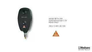 HEINE BETA 200 Ophthalmoscope 2 5V HEAD ONLY C-001.30.100