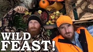 100% Bush Feast, Foraged from the Forest! | Catch, Gather, Cook