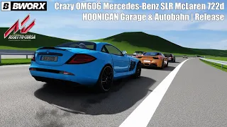 Crazy OM606 Mercedes-Benz SLR McLaren 722d - HOONIGAN + Autobahn | Release (Assetto Corsa)