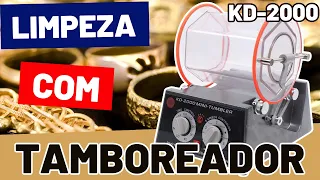 Limpeza de Jóias com Tamboreador KD-2000 - Detalhes COMPLETOS de Funcionamento e Capacidades!