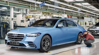 Tour of Giant Factory Producing the Luxurious Mercedes S Class - Production Line