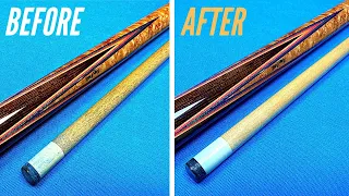 How to SUPER Clean Your Pool Cue at Home
