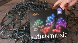 1200 Twinkly Lights on Tree! | 600 Twinkly Light + Music Review