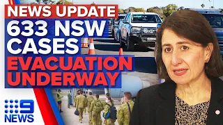 NSW COVID-19 cases surge, military evacuates hundreds from Afghanistan | 9 News Australia