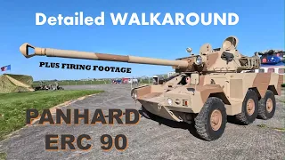 Tank, Armoured Car, Panhard ERC90 walkaround. ERC-90 Sagaie.  PART 1