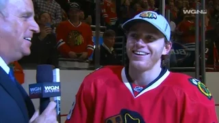 Patrick Kane Extends Point Streak to 22 Games - Ovation + Post Game Interview