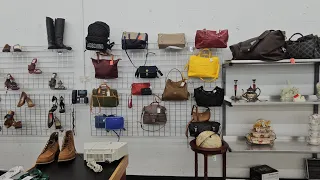 DESIGNER BAGS EVERYWHERE! RED, WHITE & BLUE! Thrift with me!
