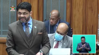 Fijian Attorney-General Aiyaz Sayed-Khaiyum delivers Ministerial statement for Fiji on COP26