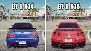 NFS Heat: NISSAN SKYLINE GT-R R34 VS NISSAN GT-R R35 (WHICH IS FASTEST?)