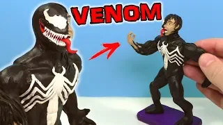 MAKING VENOM IN MODELLING CLAY | Tutorial