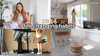 3x Life-Changing Healthy Habits in 2024 | Diet, Money, Workout| Building discipline