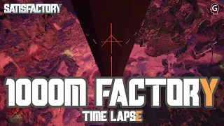 1Km Factory Timelapse | Satisfactory Showcase