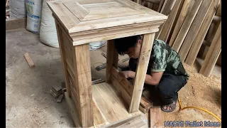 Amazingly Perfect Pallet Wood Recycling Projects // How to Build a Giant Pallet Wood Recycling Bin