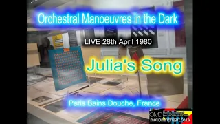 Julia's Song 1980 LIVE OMD