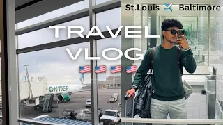 Traveling Baltimore from St.Louis🇺🇸||Good to have a fall break😉#usa #nepali #travelvlog #travel