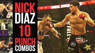 NICK DIAZ TOP 10 PUNCH TIPS / 10 BOXING COMBOS