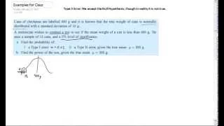 Finding the Probability of a Type 2 Error #1