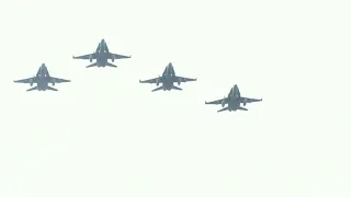 Remembrance Day  2022 | RCAF CF-18 Hornets fly over National War Memorial