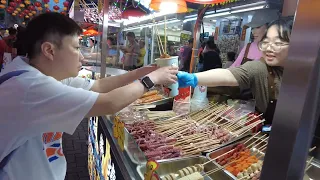 📍Hong Kong 4k HDR | Hongkong's Best Night Market, Temple Street Jordan Kowloon #hongkong #trending