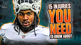 15 Injuries You NEED to Know Before You Draft (2022 Fantasy Football)