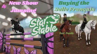 Buying the NEW Selle Français + Show Jumping feat. Panda || Star Stable