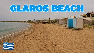 4K BEACH Walk & Swim 🇬🇷 Chania Coast