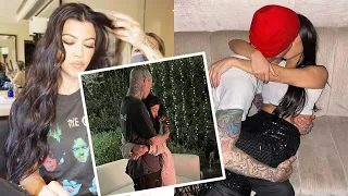 Loved-up😍 Kourtney Kardashian and beau Travis Barker have 'talked about getting ENGAGED'🥰💍💕💕