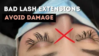 Lashes Gone Wrong: The Horrors of a Bad Lash Extension Job