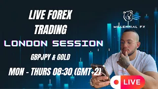 🔴 LIVE forex trading and education GBP/JPY & GOLD 🔴18/04/2024