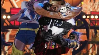 Masked Singer Season 5- Raccoon Sings "Ring Of Fire"