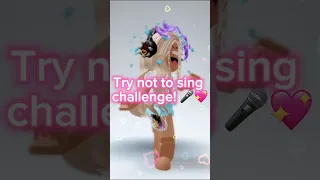 Try not to sing! 🎶💓 #roblox #robloxshorts #viral #trending