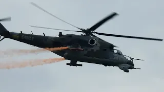 Mil Mi-24 HIND solo display | AirPower 2019 | Combat Helicopter air show