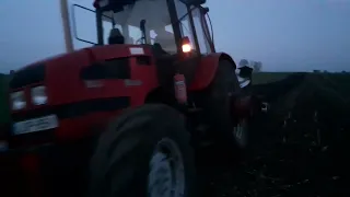 MTZ 1221.3 plowing Sound