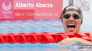 🥇 Alberto Abarza Takes Gold | Men's 100m Backstroke S2 Final | Swimming | Tokyo 2020 Paralympics