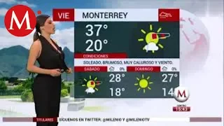 El clima para mañana 13 de abril 2018  con Pamela Longoria