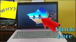 Laptop stuck at Login Screen or Login Wallpaper Fix