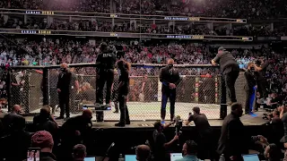 Kamaru Usman Knocks Out Jorge Masvidal at UFC 261 (4K Front Row Footage)