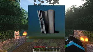 Minecraft, But It's Just A Burning Memory