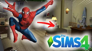 i built spider-man's apartment in the sims 4