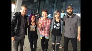 SKILLET. Первый сольный концерт в Минске! 8.06.2018 Встреча в аэро