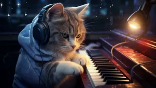 Musica de PIANO RELAJANTE para DORMIR, ESTUDIAR o LEER con TU GATO [relaxing piano music]